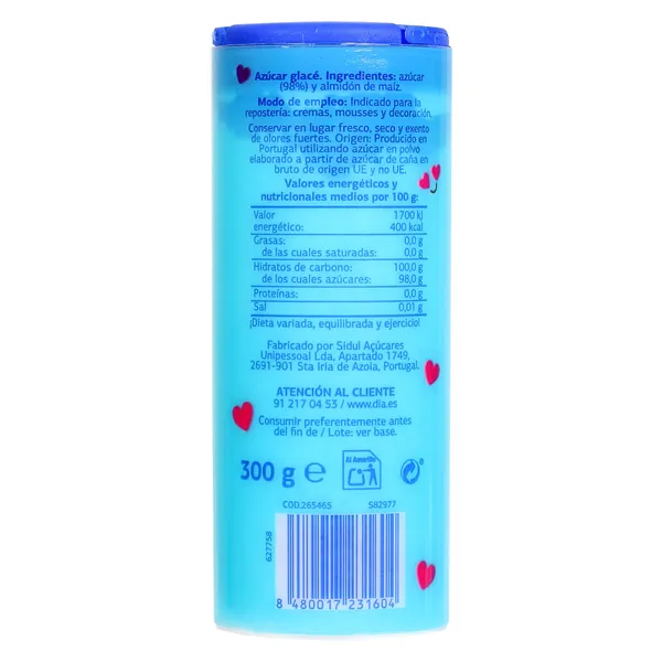Azúcar glacé Dia bote 300 g 3