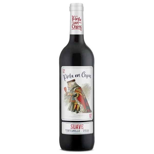 Vino tinto tempranillo syrah Pinta en Copas 75 cl 2