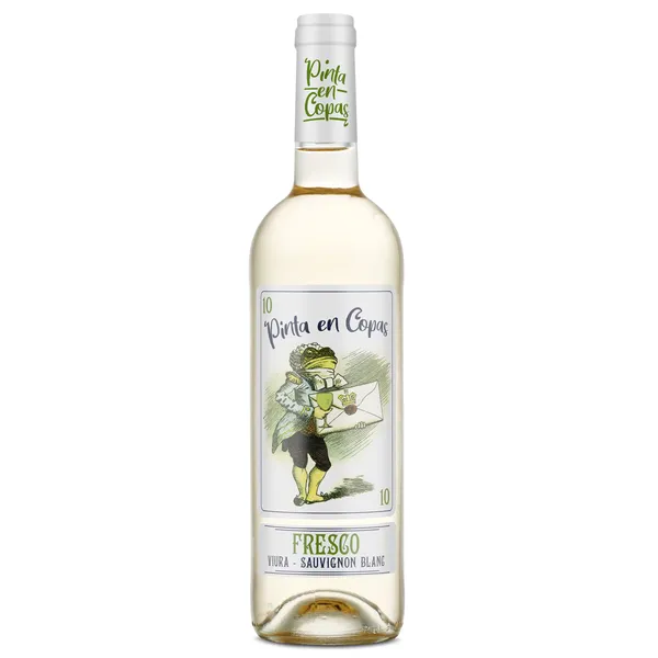 Vino blanco viura-sauvignon Pinta en Copas 75 cl 2