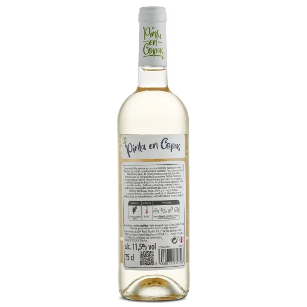 Vino blanco viura-sauvignon Pinta en Copas 75 cl 3