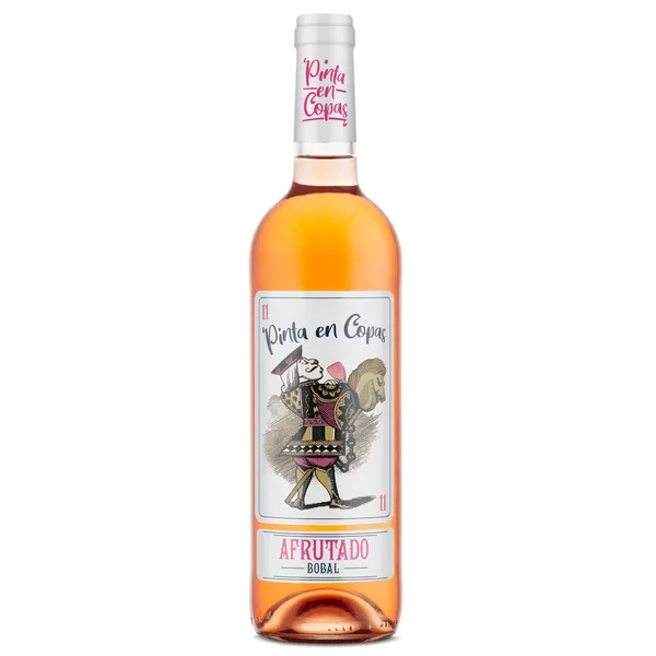 Vino rosado bobal Pinta en Copas 75 cl 2