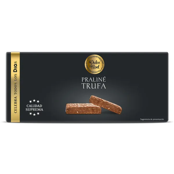 Turrón praliné de trufa Dulce Noel Dia caja 150 g 2