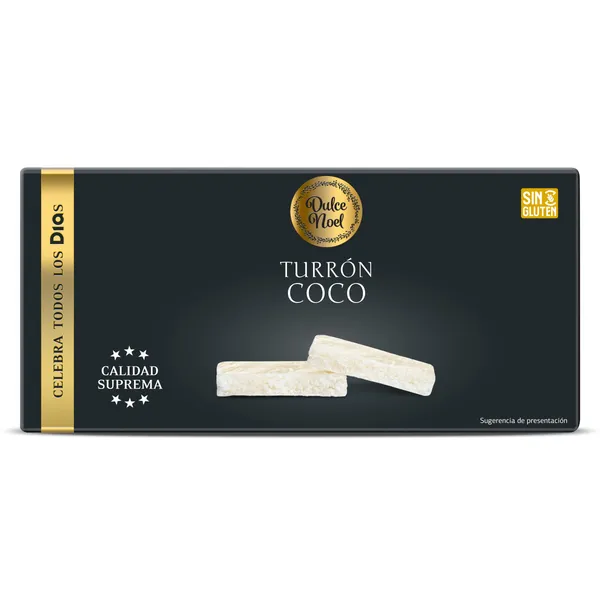 Turrón de coco Dulce Noel Dia caja 150 g 2
