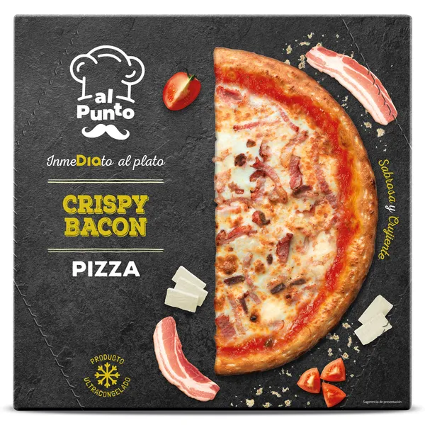 Pizza crispy bacon Dia Al Punto 450 g 2