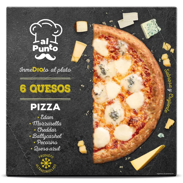 Pizza 6 quesos Dia Al punto 470 g 2