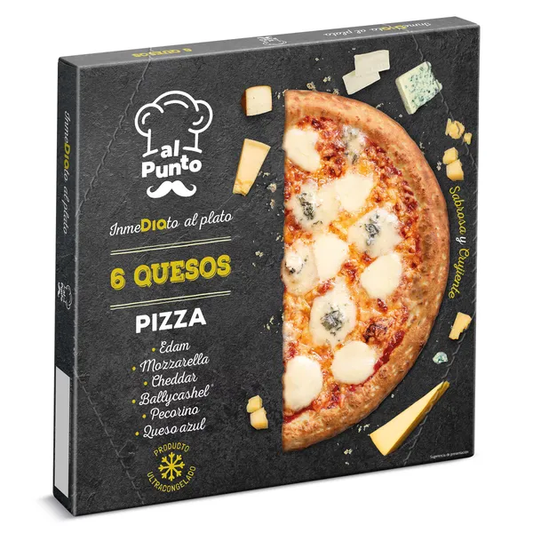 Pizza 6 quesos Dia Al punto 470 g