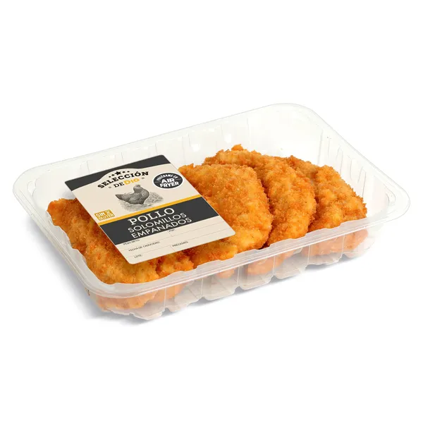 Solomillos de pollo empanado Selección de Dia 600 g aprox. 3