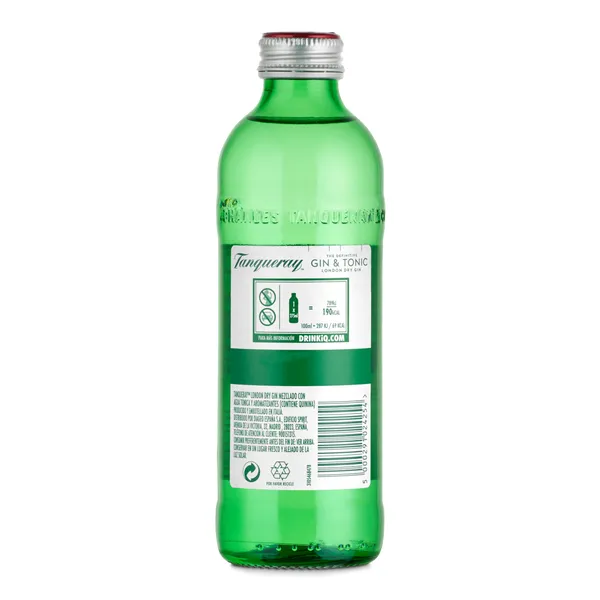 Preparado de ginebra & tónica Tanqueray botella 27.5 cl 2