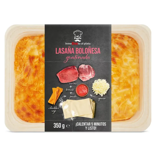 Lasaña boloñesa Dia Al Punto 350 g 2