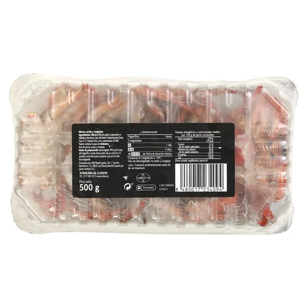 Nécoras cocidas Dia Mari Marinera bandeja 500 g 3