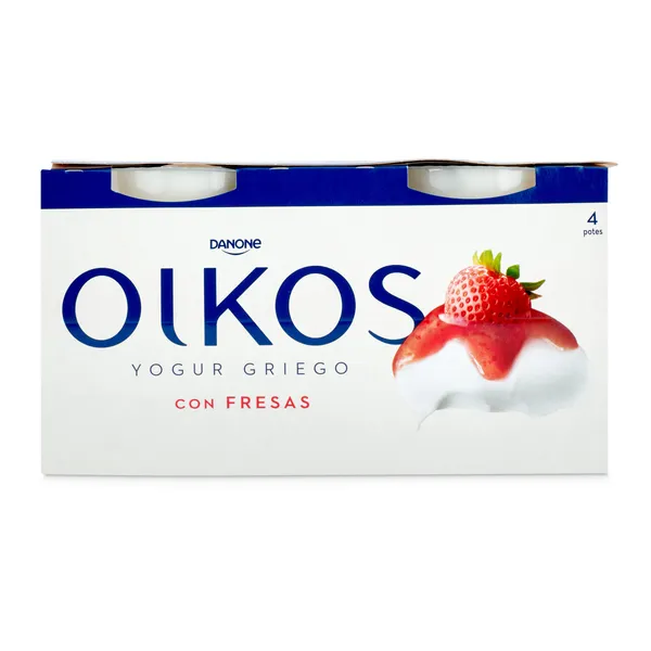 Yogur griego con fresas Oikos pack 4 x 110 g 2