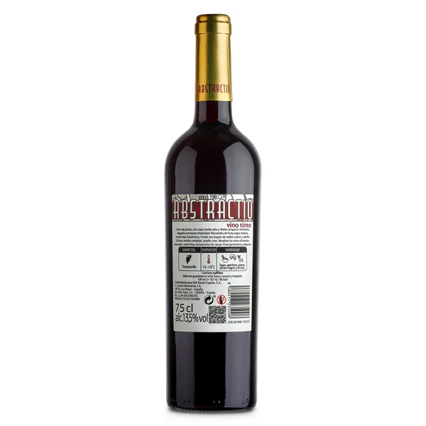 Vino tinto tempranillo Abstractio botella 75 cl 2