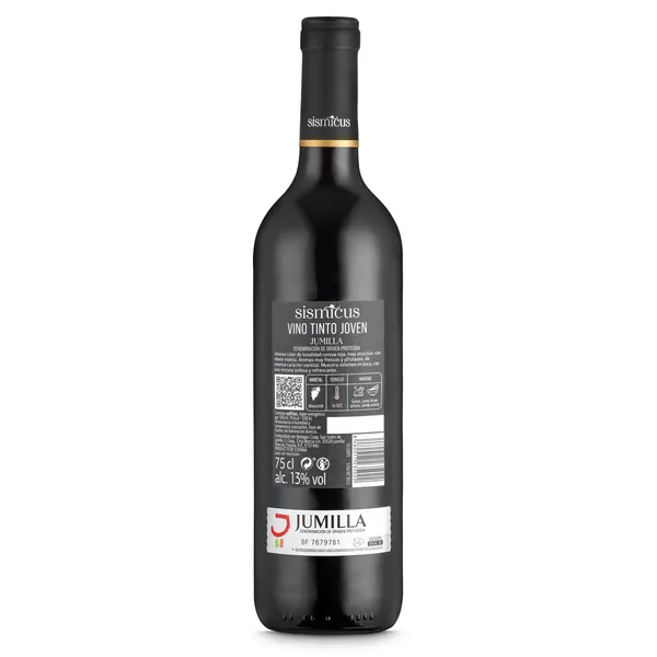 Vino tinto joven D.O. Jumilla Sismicus botella 75 cl 2