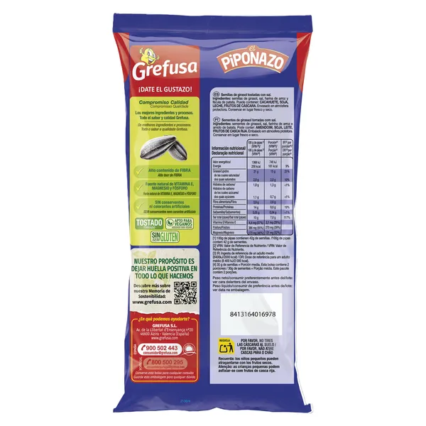 Pipas Grefusa Piponazo 119 g 3