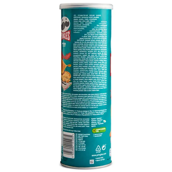 Patatas fritas sabor pizza Pringles bote 165 g 3