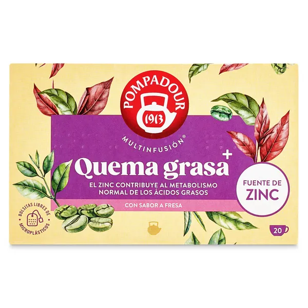 Infusión quema grasa Pompadour 20 unidades 2