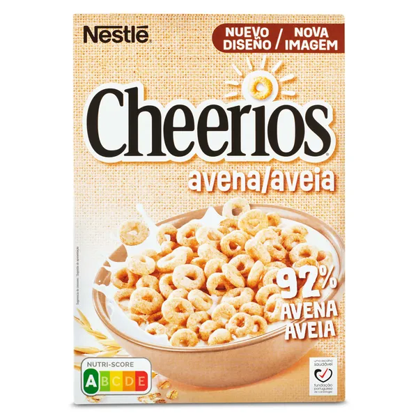 Cereales de desayuno con avena integral Nestlé Cheerios caja 300 g 2