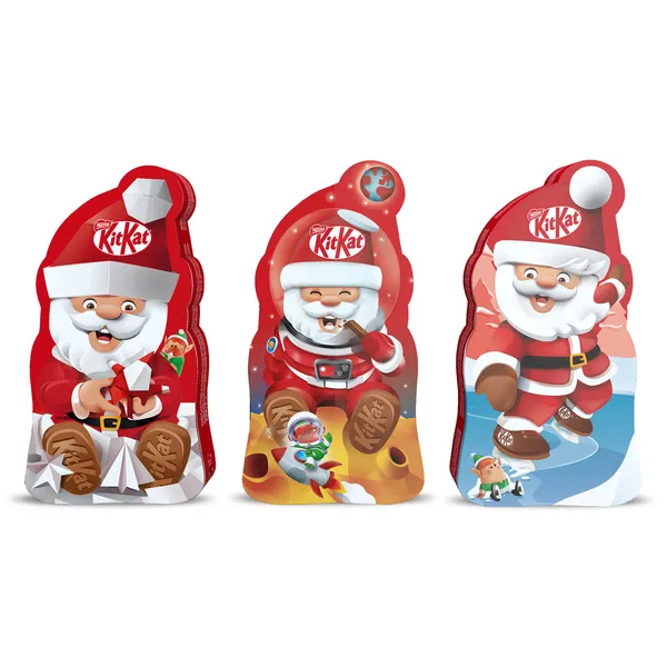Surtido de chocolatinas Santa Kit Kat bolsa 110 g 2