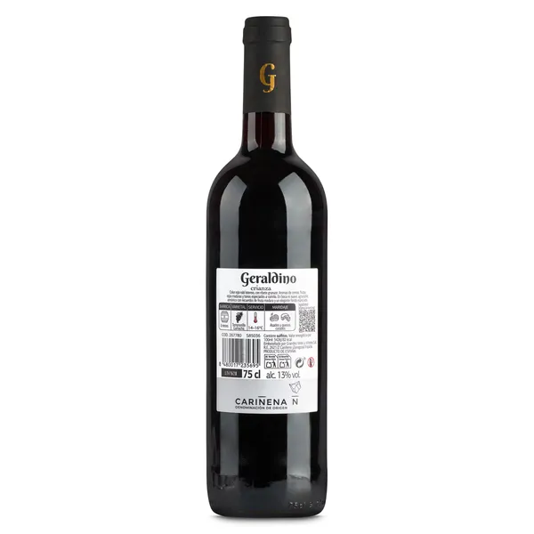 Vino tinto crianza D.O. Cariñena Geraldino botella 75 cl 2