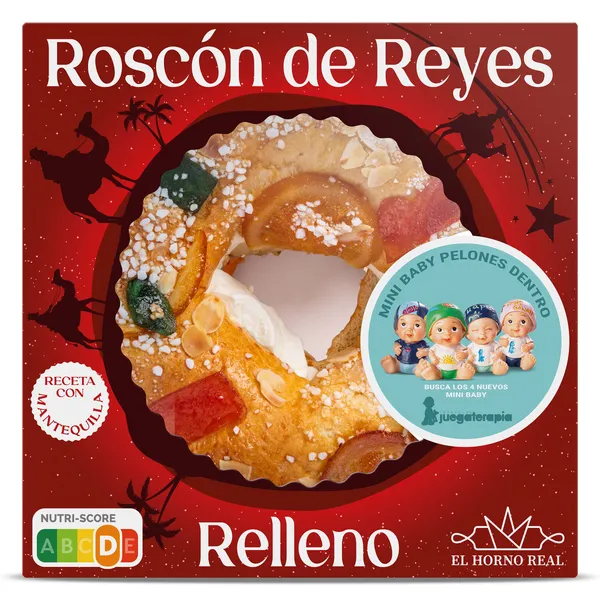 Roscón de Reyes relleno El Horno Real Dia caja 550 g 2