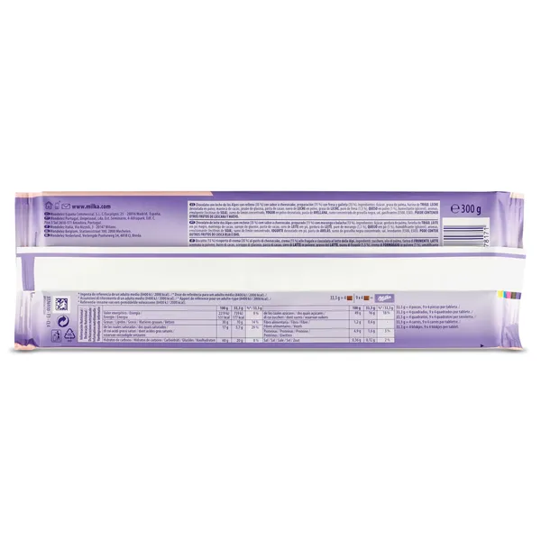 Chocolate con leche relleno strawberry cheesecake Milka MMMAX 300 g 3