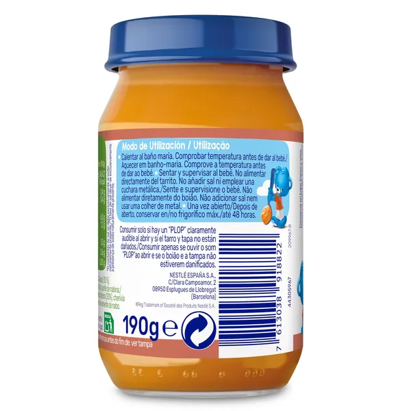 Puré de verduritas con pavo Nestlé 190 g 4