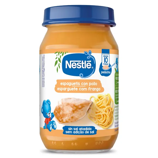 Puré de espaguetis con pollo Nestlé 190 g 2