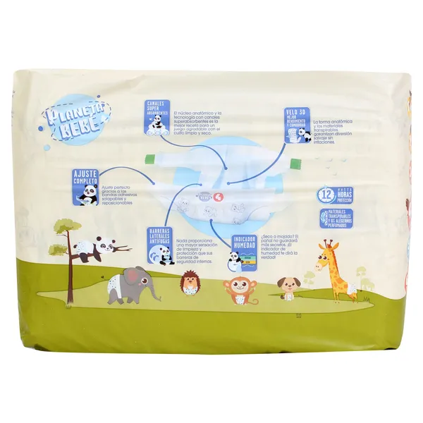 Pañales 8-15 kg talla 4 Dia Planeta Bebé 44 unidades 4