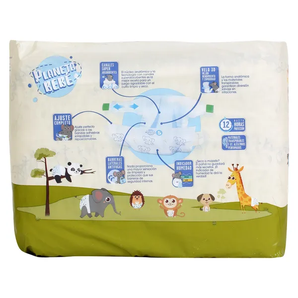 Pañales 13-20 kg talla 5 Dia Planeta Bebé 40 unidades 4