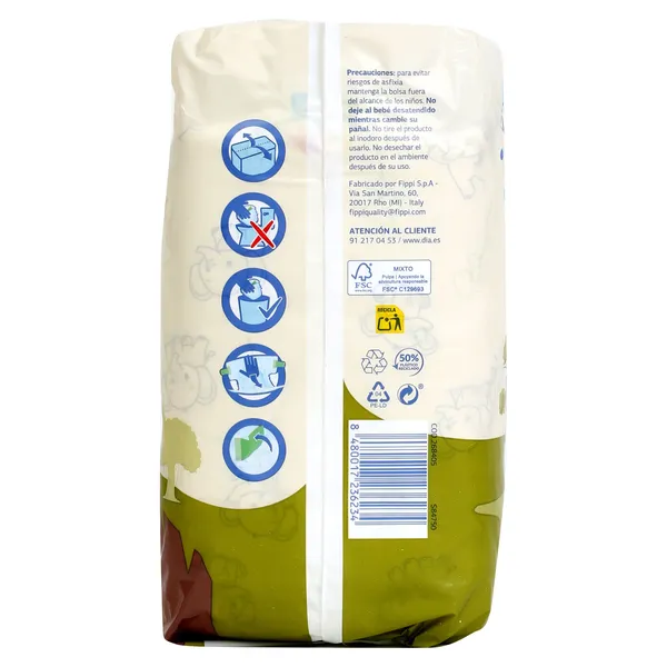 Pañales 13-20 kg talla 5 Dia Planeta Bebé 40 unidades 6
