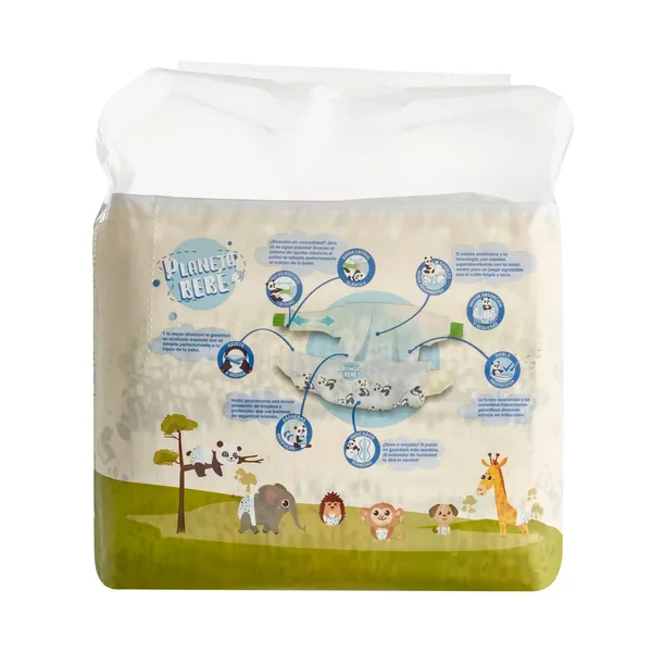 Pañales 8-15 kgs talla 4 Planeta Bebé de Dia bolsa 88 unidades 4