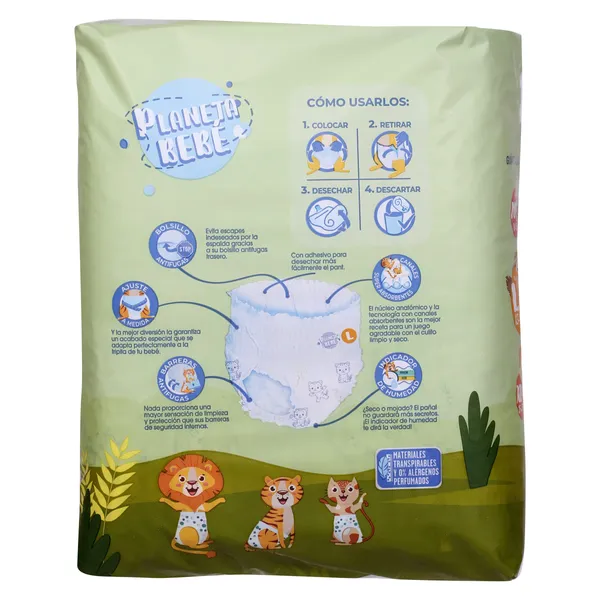 Pañales pants 13-20 kg talla L Dia Planeta Bebé 20 unidades 6
