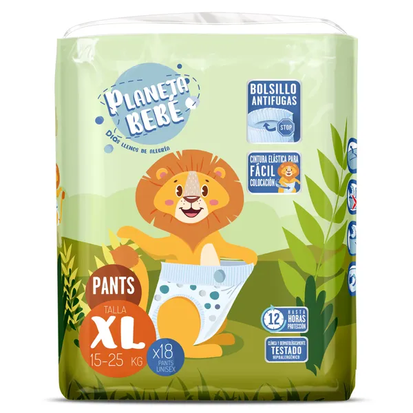 Pañales 15-25 kg talla XL Dia Planeta Bebé bolsa 18 unidades 2