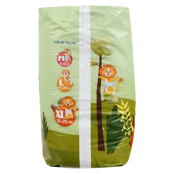 Pañales 15-25 kg talla XL Dia Planeta Bebé bolsa 18 unidades 5