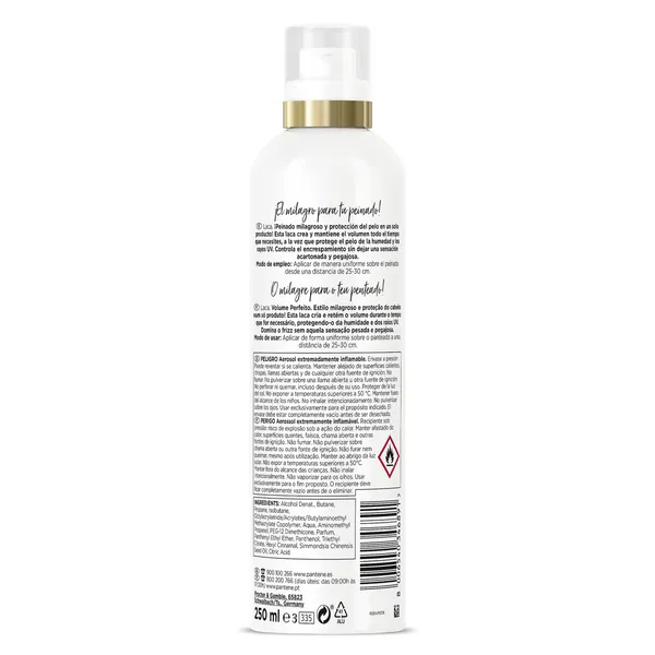 Laca fijación ultra fuerte Pantene spray 250 ml 2