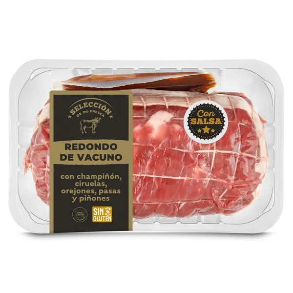 Redondo de vacuno relleno Selección de Dia bandeja 800 g 2