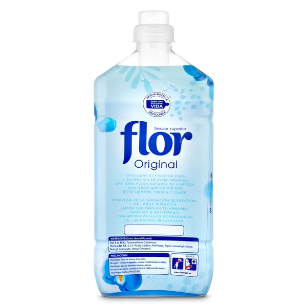 Suavizante azul Flor 63 lavados 3