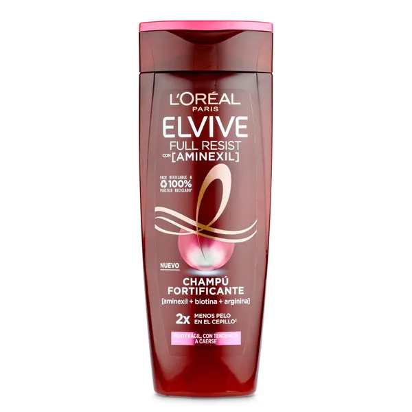 Champú full resist fortificante cabello frágil Elvive botella 285 ml