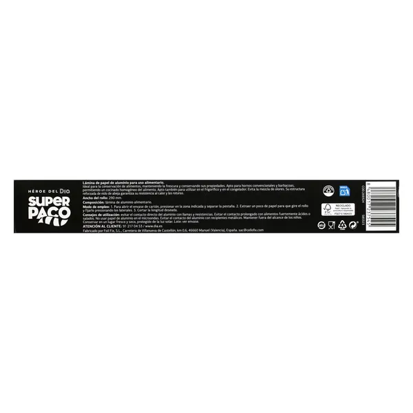 Papel de aluminio Dia Super Paco 30 m 4