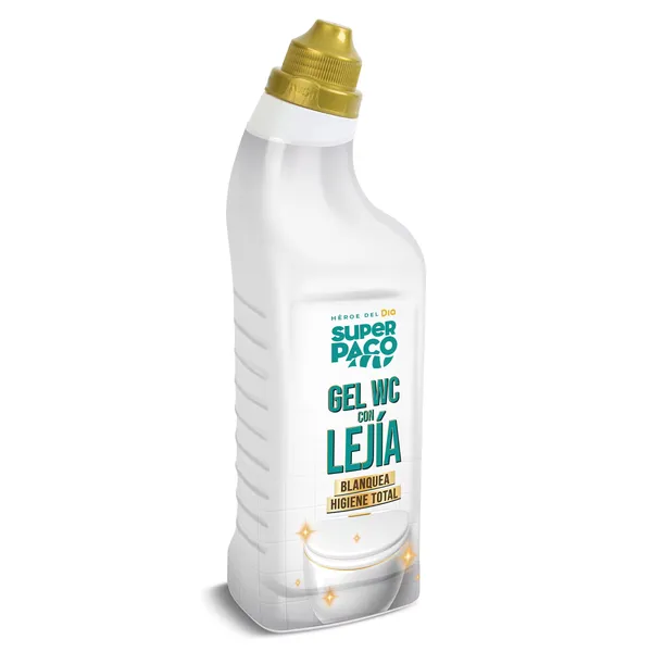 Gel limpiador WC lejía perfumada Dia Super Paco 1 L 2