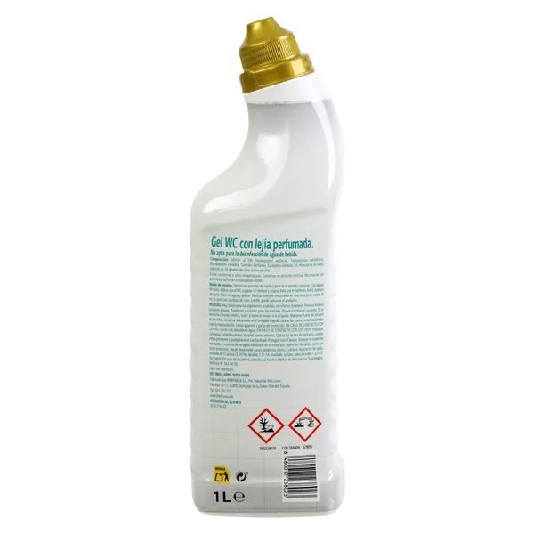 Gel limpiador WC lejía perfumada Dia Super Paco 1 L 4