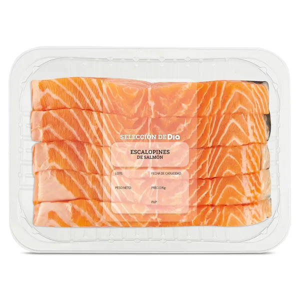 Escalopines de salmón Selección de Dia 500 g aprox. 2