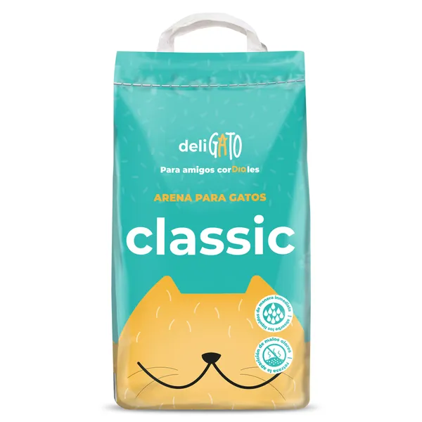 Arena para gatos absorbente Deligato de Dia bolsa 5 Kg 2