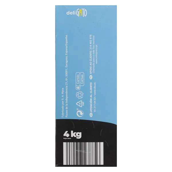 Arena para gatos compacta Deligato de Dia caja 4 Kg 4