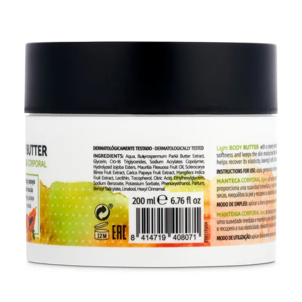 Manteca corporal de mango Body Natur bote 200 ml 2