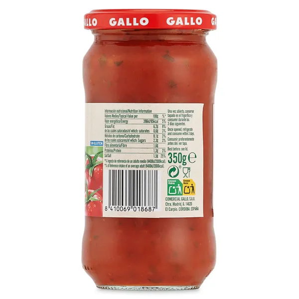 Salsa napolitana Gallo 350 g 2