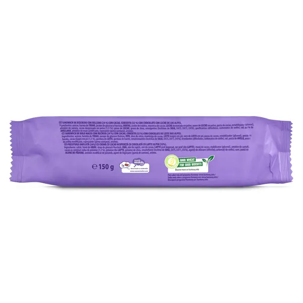 Pastelitos rellenos y recubiertos de chocolate choc & choc Milka 150 g 3