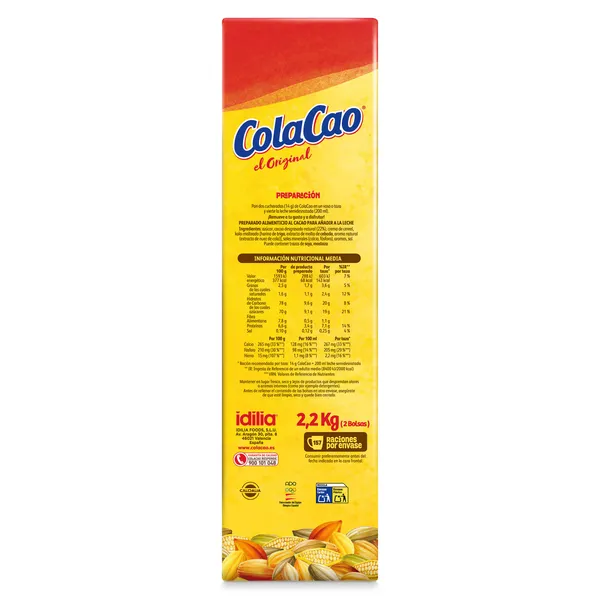 Cacao soluble ColaCao caja 2.2 Kg 3