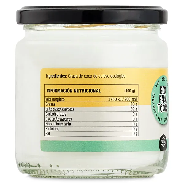 Aceite de coco Bio para todos 225 ml 3