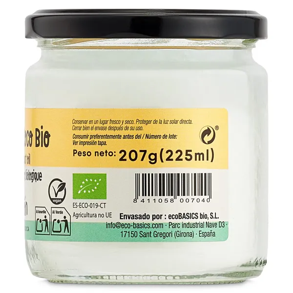 Aceite de coco Bio para todos 225 ml 4